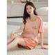 
Catman (MiiOW) pure cotton summer pajamas ladies pullover pajamas summer shorts shorts comfortable and casual home clothing set Z9856 M [recommended 80-100Jin [Jin equals 0.5 kg] wear]