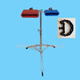 
Master Chen folk music strikes bass bangzi jazz drum plastic cowbell opera troupe wooden fish combination red and blue bangzi + small trumpet bracket + drum stick