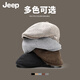 Jeep Octogonal Hat Mhole Fashion Bouron Bourons Four Seasons Universal Big Head Hat versátil periódico Bee Hat Pintor Beige [Four Seasons Simple and Versatile Four Seasons]