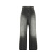 Sketch men's clothing 2025 autumn new product jeans loose trousers straight trousers 9P8E12140 960 denim medium gray L