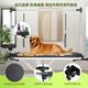 BAOHE DC Hydraulic Lifting Pet Grooming Table Grooming Table Dog Style Trimming and Blowing Pet Shop Special High-end Large and Medium Size 1.2m Hydraulic Aluminum Side Arms Blue and White