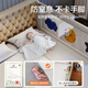M-Castle-Bett Zaun Baby Kinderbett Bafferbettkante Anti-Fall-Bett-Leitplanke Drei-seitiges Spleißen gegen Clip Anti-Fall-Fall-Bett Zaun Galaxy grau einseitige 2,0 Meter