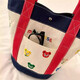 Wenzhi Mommy Canvas Bag Kontraste Farbe Mutter Tasche Handtasche Mutter Babybeutel Mutter Tragetasche Doppelfarbe Palette Bär [kein Verblassen]