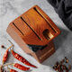 
Deng Jiadao Forged Stainless Steel Household Knife Color Wood Seven-Piece Knife Set Kitchen Knife Cutting Bone Kitchen Combination 7-Piece Set TD-6221 Seven-Piece Set