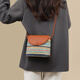 Sac de seau de vigne Sac pour femmes Sac à bandoulière de luxe Sac de téléphone mobile Bagure d'anniversaire Cadeau de la Saint-Valentin chinois pour petite amie et femme [couleur arc-en-ciel] Sac à épaule pratique de marque haut de gamme à la mode et à niche polyvalente arc-en-ciel