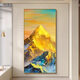 Peintures: peintures décoratives du mur d'entrée du bâtiment Rizhao Jinshan Entrée Corridor Corridor Mur Mural Mural moderne Paintes de suspension haut de gamme Jucai Jinshan-X14079 100 * 200cm de la paroi recommandée de plus de 1,4 mètres