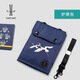 
CHART MATE men and women multifunctional passport bag waterproof certificate storage bag neck halter ticket travel passport clip mobile phone bag crossbody bag purple