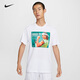 
Nike (NIKE) genuine tennis uniform for men 2025 Federer Nadal French Open Wimbledon commemorative shirt short-sleeved T-shirt training suit official HF6218-010 M