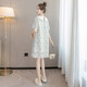 
Cypress doll collar dress 2025 summer new women's lace design loose waist temperament short skirt