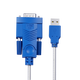 Z-TEK Lite USB to RS232 serial port cable nine hole db9 female USB to COM port conversion cable FT232 industrial grade 1.5 meters [ZE719] PL2303 chip
