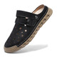 Außensandalen Männer 2025 Neue Baotou -Sandalen Herrenschuhe mit atmungsaktivem, weicher Sohle reiner Mikrofaser -Leder -Sandalen Khaki [Mikrofaserleder A675] 42