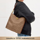CoaCH Willow 28 classic soft artificial leather with cowhide leather bucket bag crossbody shoulder bag Large women's basic package (bag + dust bag)