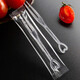 Original concept of disposable fruit fork, 200 pieces of fruit picks, food-grade children's desserts, cakes and snacks, transparent independent packaging, disposable fruit forks, independent packaging - 200 pieces