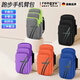 Rongyu Running Cell Phone Bag Arm Wrist Bag Sports Lightweight Arm Cover Can Be Crossbody Cell Phone Bag Men's Waterproof Arm Bag Women's Equipment Purple Arm Wrist Style Three Layers Large Capacity