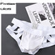 Fmseruios niedrige Taille Unterwäsche Baumwoll Männer Tanga große Tasche sexy Doppelschläger heben atmungsaktive bequeme leere Unterwäsche Shorts Weiß L.