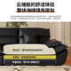 Kao Italienisch minimalistische Segelsofa Katze Klaue Leder Wohnzimmergröße und Wohnung geradeaus Ledersofa A828#3,0 m