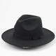 Aibido Michael Jackson Hat European and American Jazz Street Dance Hat Large Brim Top Hat Performance Dance Hat Fashion Couple Black 56-59cm Built-in Adjustment Cord