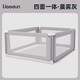 LIBODUN all-in-one punch-free bed fence baby anti-fall guardrail crib side baffle MAX gray 1.8*2 meters four sides