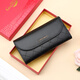 Crocodile shirt fashionable cowhide wallet for women rhombus high-looking long zero ticket holder gift box gift E2217