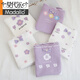 Modal girls' underwear for children aged 12 to 16 years old cotton junior high school college girls fresh purple mid-waist girls' underwear 6625 cute pink hearts 5 pieces 150 L suitable for 85-115 Jin [Jin equals 0.5 kg]