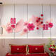 Li Lang Boda Decoración Conjunto de decoración de nuevos Suministros de boda de personajes felices Hombres y mujeres dormitorio de hotel simple Dibujo de pared B4839