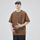 
Playboy American trendy short-sleeved T-shirt for men 2025 summer new loose casual versatile T-shirt embroidered round neck half-sleeved 5009# dark gray M [recommended 95~110Jin [Jin equals 0.5 kg] wear]