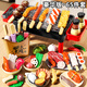 
Xidic mini kitchen kids barbecue grill house kitchen toys girls cooking skewers 3-6th birthday gift