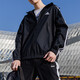 阿迪达斯 （adidas）外套男装 25夏季新款运动服跑步健身训练透气休闲连帽夹克上衣 梭织外套/黑色/紧口袖口 晒图返1 S