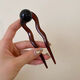 Kopfschmuck Retro Fleischbällchen High-End einfach 2025 Haarnadelhaarnadelhaarpin Französische Haarzubehör Temperament New Style Hair Clip Kopfschmuck Perlen U-förmige Haarnadel-Weiß-Perlen