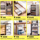Sanqihu Garderobe Aufbewahrungsboxschublade Kleidung Aufbewahrungsbox Haushalt Kleidung Aufbewahrungsbox Kunststoff Transparent Unterwäsche Aufbewahrungsbox C3523 Tiefe 45*Breite 35*High 23cm Ein-Pack-Tee-Farb-Exportqualität/No Installation
