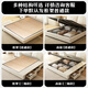Fermax (Freemax) Cama de arte de cuero simple moderno 2024 Camera suave de dormitorio principal 1.5m Camilla de madera maciza Apartamento pequeño LP-677#34