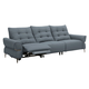
Lezhibao LAZBOY leather sofa living room new electric function sofa zero wall retro sofa Bach 683 Thames blue-2.41 meters-three-person right electric