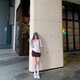Running sisters RUNAWAY SISTERS Korean version U-neck short-sleeved T-shirt halter neck strapless knitted trousers Coffee vest 9898 S