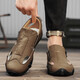 Men's sandals summer popular slippers beach shoes outdoor sports style wear-resistant large size breathable lazy men's shoes (JL) AS9909 brown 41