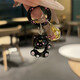 NUEVO estilo Cat Cartoon Keychain Student Schoolbag de chicas colgantes Lindo accesorios de bolsas de bolsas Best Friend Beates de dibujos animados de gato pequeño - White [1]