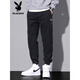 Playboy (PLAYBOY) 2025 Spring and Autumn New Men's Body Sleeps Teen All-Match Leisure Pants Fashion Daily Student Leisure Pants Gray 9859 M
