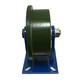 Roue d'athlétisme à face / Type T Poulle de piste / trains Poulle de métro / poulie de rail léger / Alevateur de carreaux Poulleuse / roue lourde G2SC 12045 # Type T pondéré en acier (y compris support)