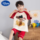 Disney Children's Pyjamas Jungen Sommer 2025 neuer Junge Pure Cotton Kurzärmelig-Cartoon mittelgroße Kinderheimkleidung Baumwollset [Baumwolle] NT-693 165 s Größe Height 143-153 cm 65-85 Jin [Jin gleich 0,5 kg]