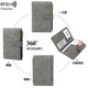 QISE anti-theft passport bag ID wallet passport clip ID storage air ticket protection cover travel document this bag black