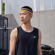 耐克（NIKE）官方男子速干训练背心夏季无袖运动柔软舒适圆领AR6070 010黑/(白) L