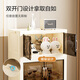 Jingjing Tokyo-made installation-free storage cabinet with wheels, foldable magnetic large-capacity storage cabinet, bedside table, 45cm wide, five layers