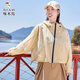 
Woodpecker summer new women's sun protection clothes thin breathable age-reducing fashionable short jacket dark gray L