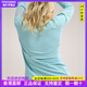 始祖鸟（ARC'TERYX）RHO Zip Neck 半拉链立领抓绒长袖夹克外套 女款 冰川蓝/Glissade XS