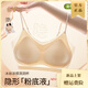 Yalu Liquid Foundation Invisible Seamless Underwear Women's Small Breast Gathering Summer Thin Cool Ice Silk Beautiful Back Thin Strap Bra Invisible Skin + Invisible Skin M