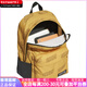 
Adidas brand logo zipper opening and closing Recycled polyester canvas Backpack Backpack Regular Men and women's style Yellow