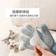 OIMG Pet Cat Gloves Removal Brush Cat Grooming Artifact Removes Floating Hair Supplies Massage Comb Cat Hair Cleaner Glove (green - right hand) 1 piece double-sided thickening