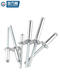 Qili Color aluminum core pulling rivet pulling rivet round head pulling willow nail K-type pulling nail M2.4/3.2/4/5/6mm M2.8*12200 black