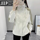 
Jeep (JEEP) jacket for women's spring and autumn thin 2025 new mother suit three-in-one windproof waterproof hiking mountaineering suit Khaki [single coat] M 80-90Jin [Jin equals 0.5 kg]