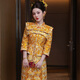 
Xiuhe Family Official Flagship Xiuhe Clothing Dragon and Phoenix Hanging 2025 New Wedding and Parenting Wedding Wedding Chinese Wedding Toast Clothing Small N-987. S