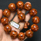 Pangdonglai Calidad Hainan Huanghuali Pulsera 20 mm Material amarillo de mar Material viejo Budista Beads Purple Oil Pear Madera Ojo de ojo de tigre Tigre Pavo Peacúco Azul 20 mm (6198) Precio 988 Yuan en segundos